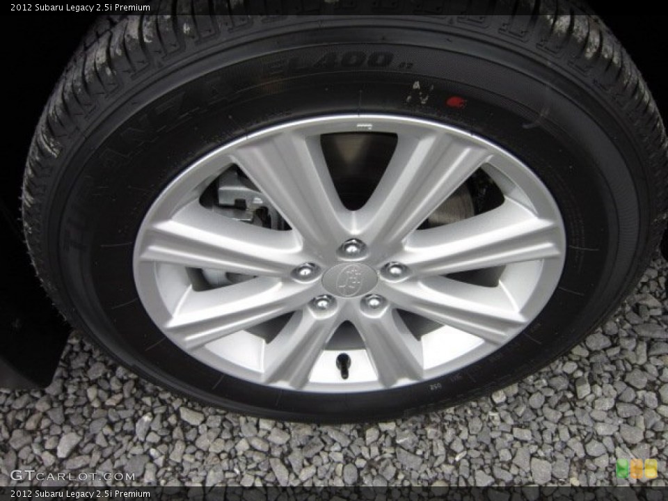 2012 Subaru Legacy 2.5i Premium Wheel and Tire Photo #54515510