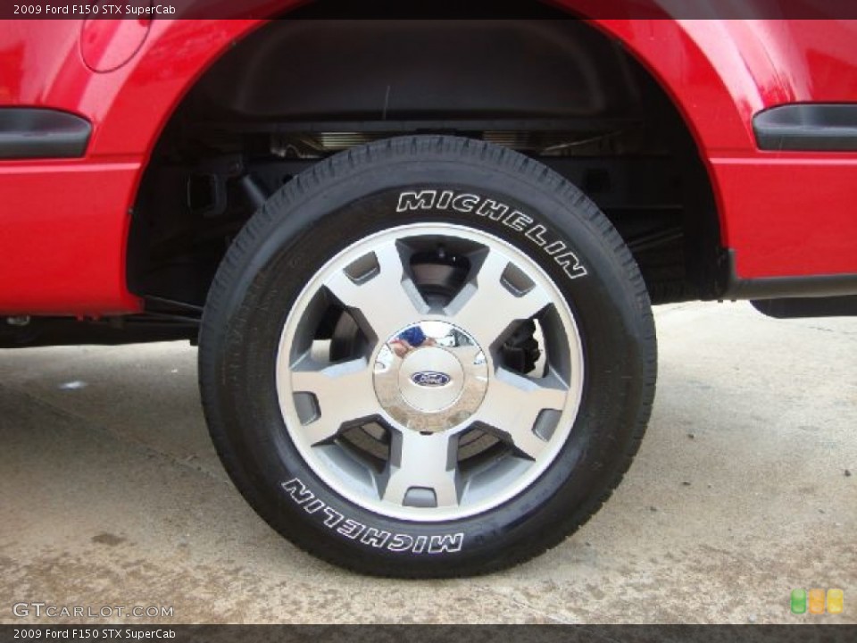 2009 Ford F150 STX SuperCab Wheel and Tire Photo #54520232