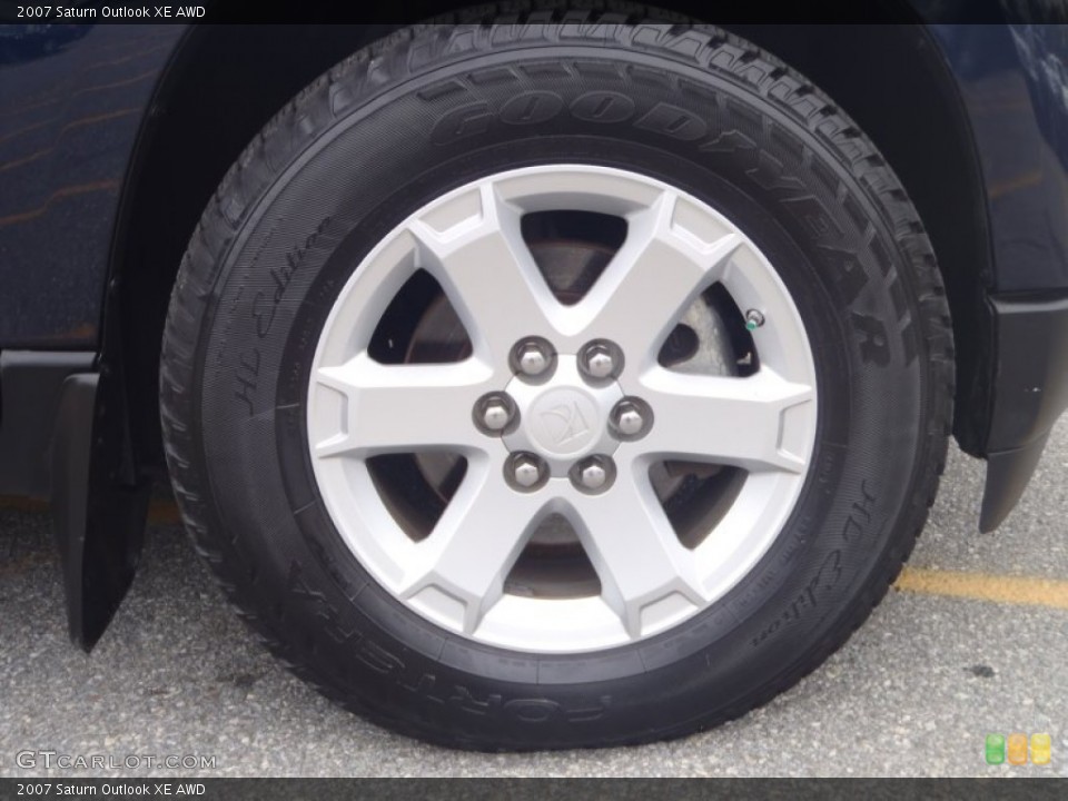 2007 Saturn Outlook XE AWD Wheel and Tire Photo #54523022