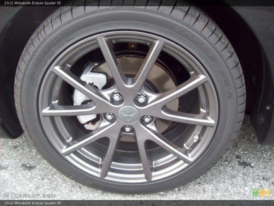 2012 Mitsubishi Eclipse Spyder SE Wheel and Tire Photo #54529958