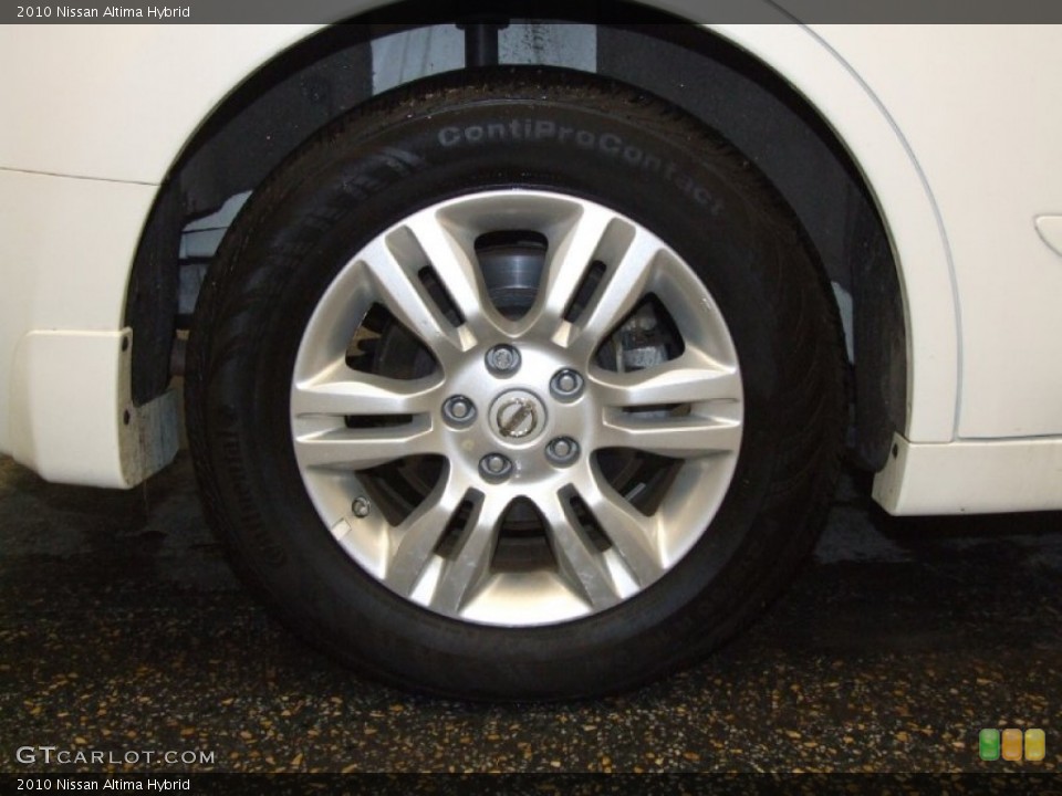 2010 Nissan Altima Hybrid Wheel and Tire Photo #54532043