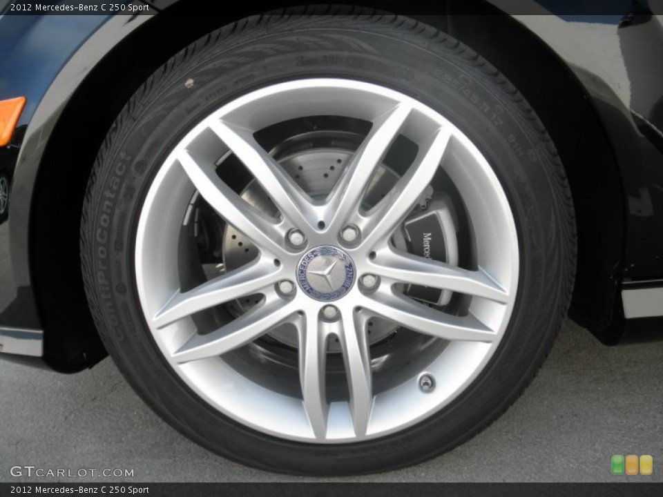 2012 Mercedes-Benz C 250 Sport Wheel and Tire Photo #54538216