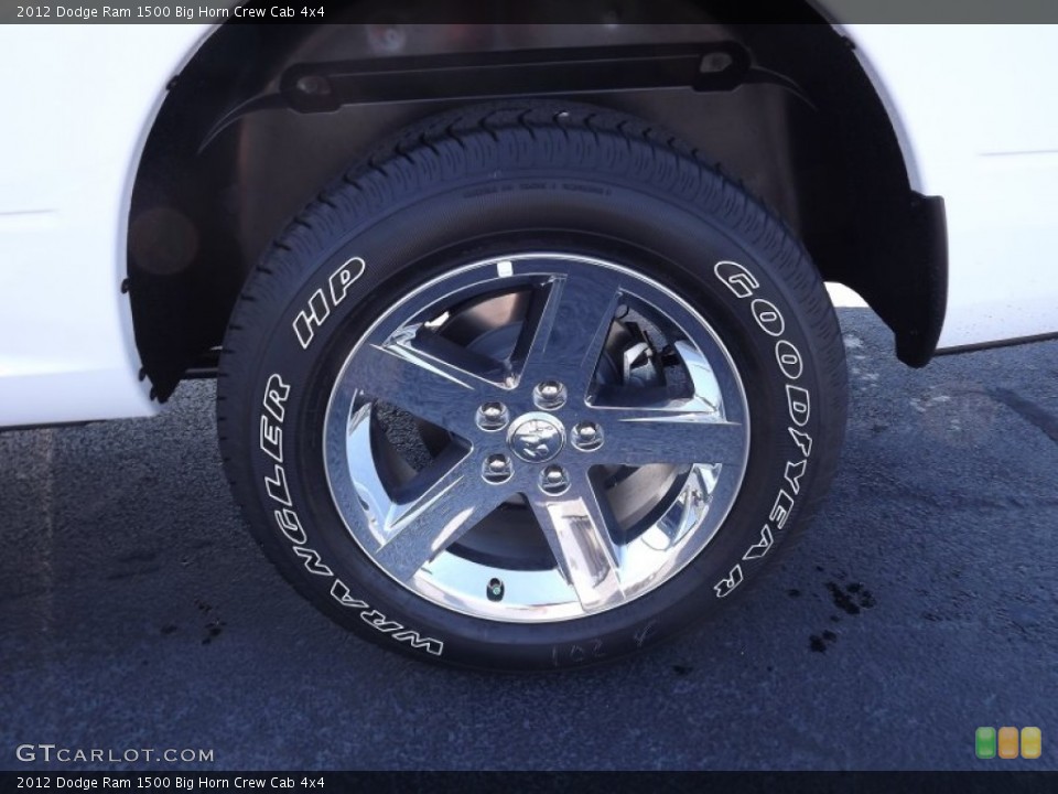 2012 Dodge Ram 1500 Big Horn Crew Cab 4x4 Wheel and Tire Photo #54553758