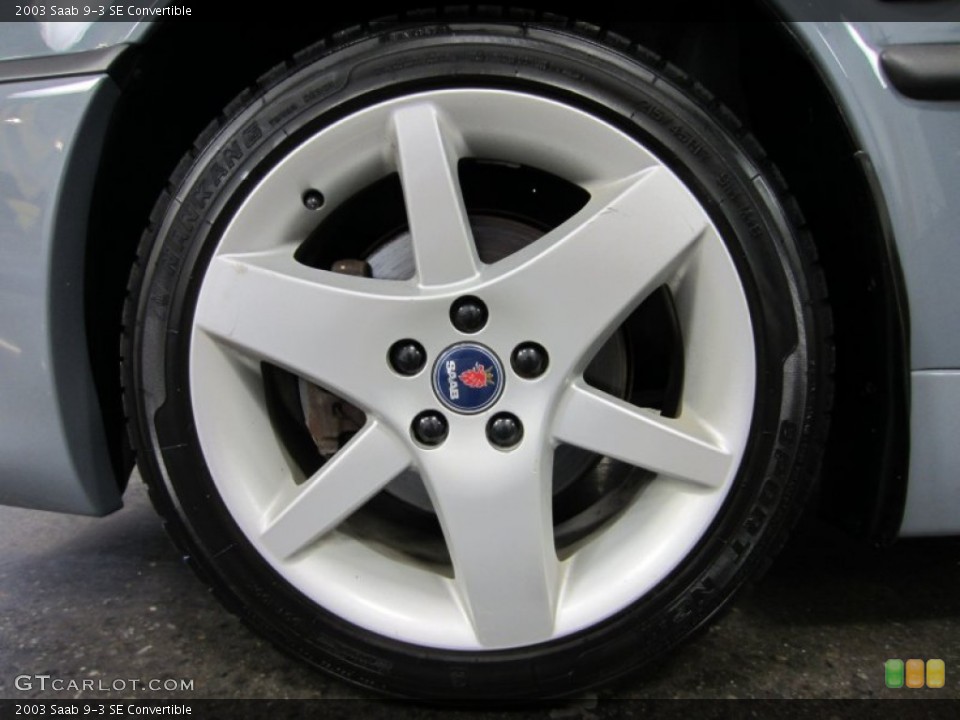2003 Saab 9-3 SE Convertible Wheel and Tire Photo #54554871