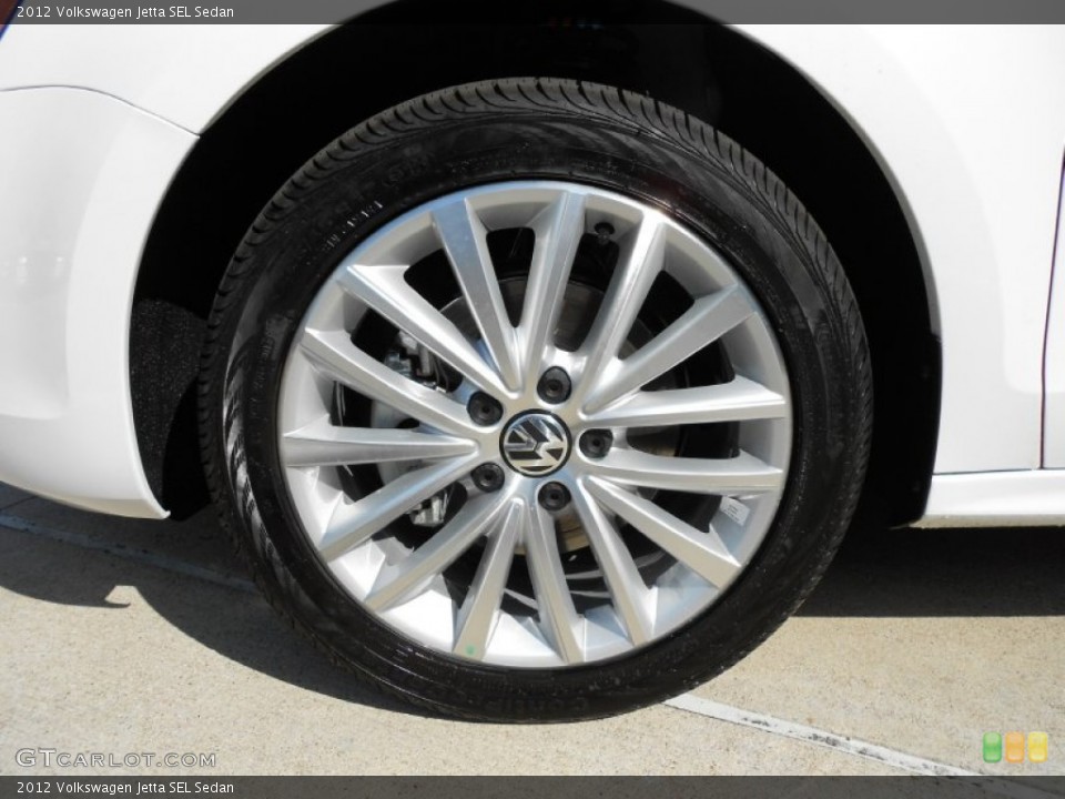 2012 Volkswagen Jetta SEL Sedan Wheel and Tire Photo #54555293