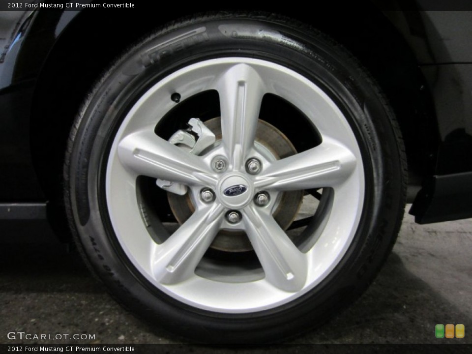 2012 Ford Mustang GT Premium Convertible Wheel and Tire Photo #54555450