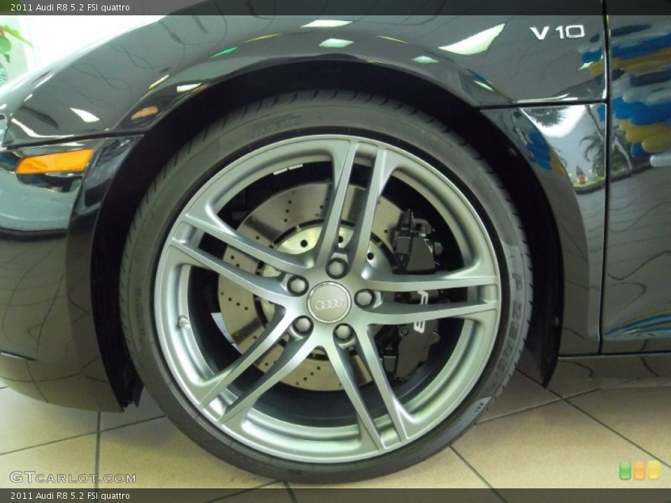 2011 Audi R8 5.2 FSI quattro Wheel and Tire Photo #54555730