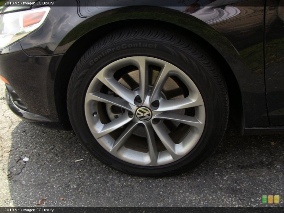2010 Volkswagen CC Luxury Wheel and Tire Photo #54556971