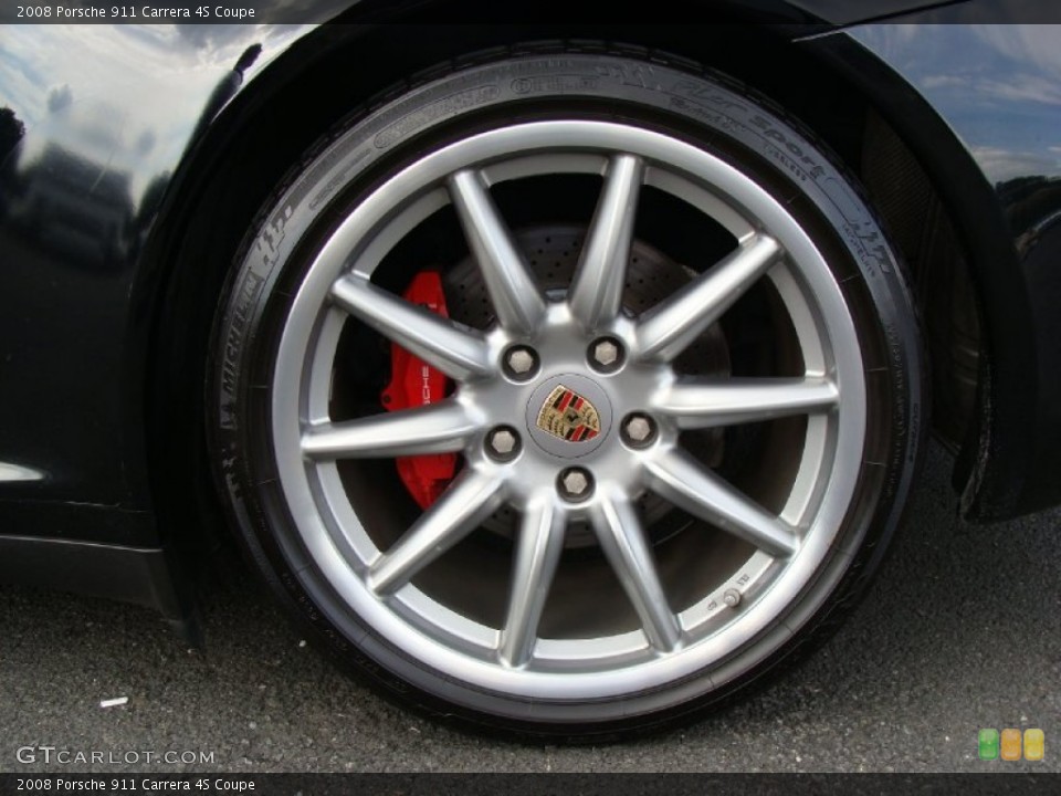 2008 Porsche 911 Carrera 4S Coupe Wheel and Tire Photo #54557103