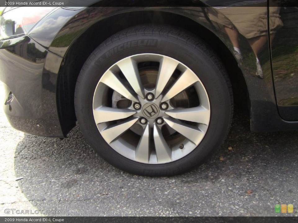 2009 Honda Accord EX-L Coupe Wheel and Tire Photo #54557109
