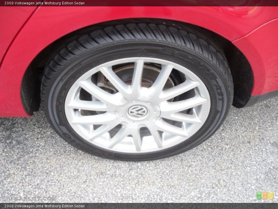 2009 Volkswagen Jetta Wolfsburg Edition Sedan Wheel and Tire Photo #54558105