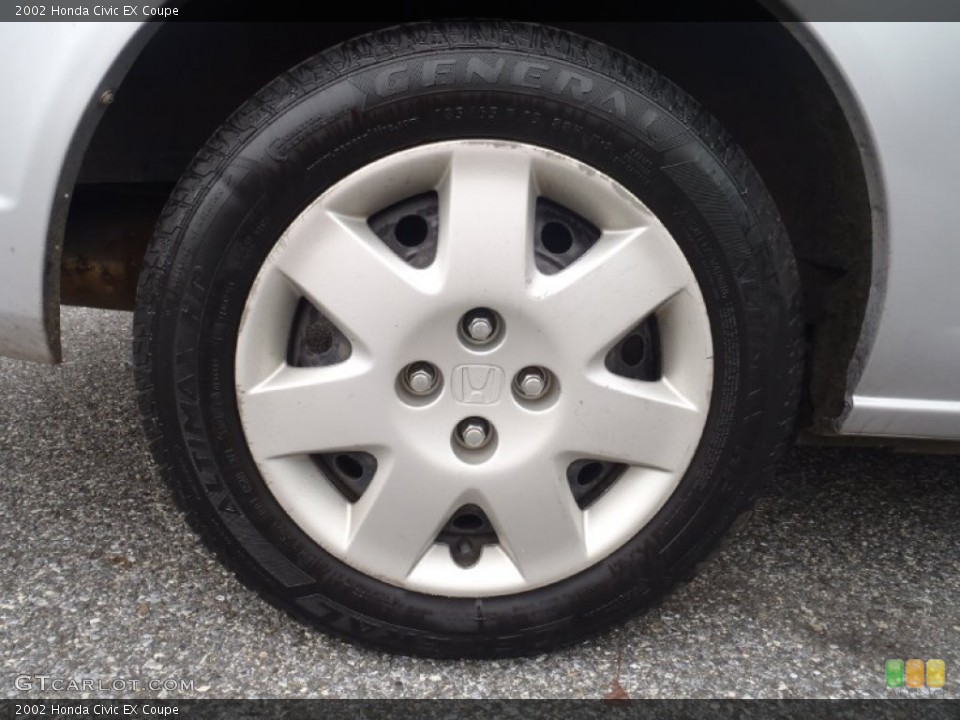 2002 Honda Civic EX Coupe Wheel and Tire Photo #54558840