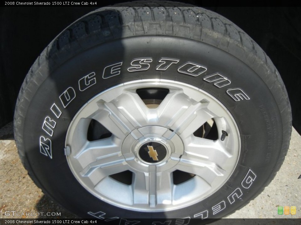 2008 Chevrolet Silverado 1500 LTZ Crew Cab 4x4 Wheel and Tire Photo #54560358