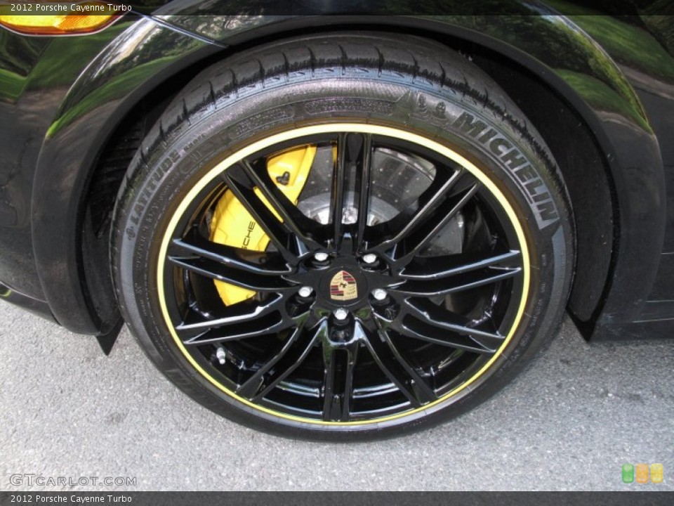 2012 Porsche Cayenne Turbo Wheel and Tire Photo #54561657