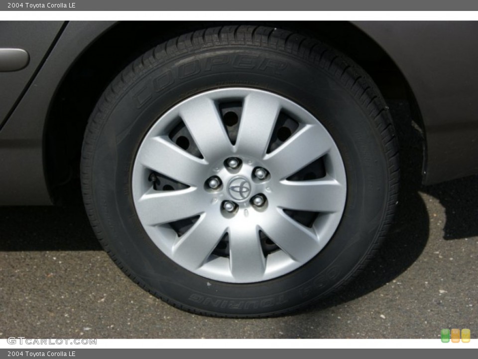 2004 Toyota Corolla LE Wheel and Tire Photo #54563766