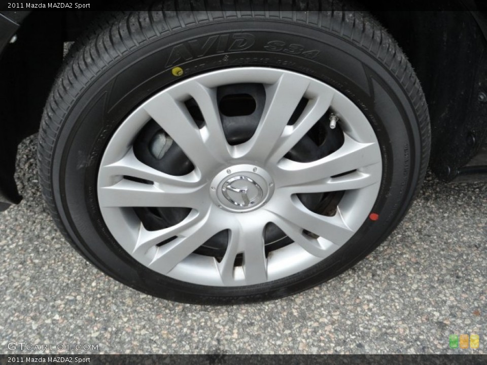 2011 Mazda MAZDA2 Sport Wheel and Tire Photo #54564387