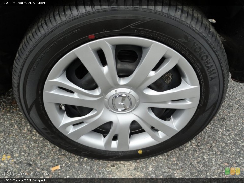 2011 Mazda MAZDA2 Sport Wheel and Tire Photo #54564396