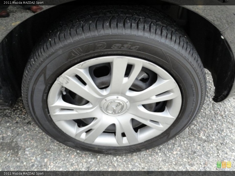 2011 Mazda MAZDA2 Sport Wheel and Tire Photo #54564423