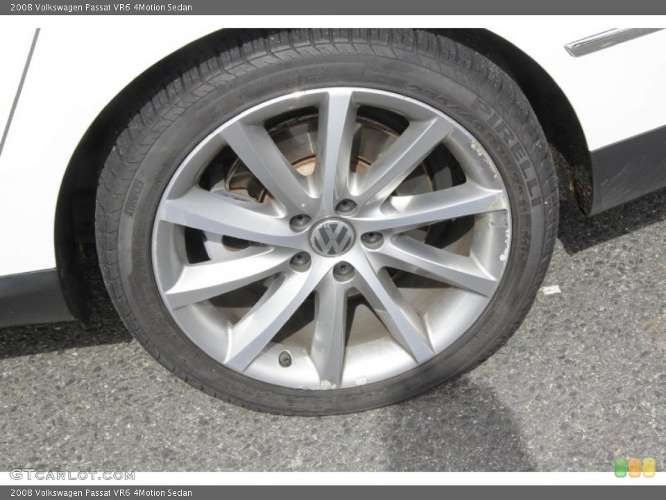 2008 Volkswagen Passat VR6 4Motion Sedan Wheel and Tire Photo #54569040