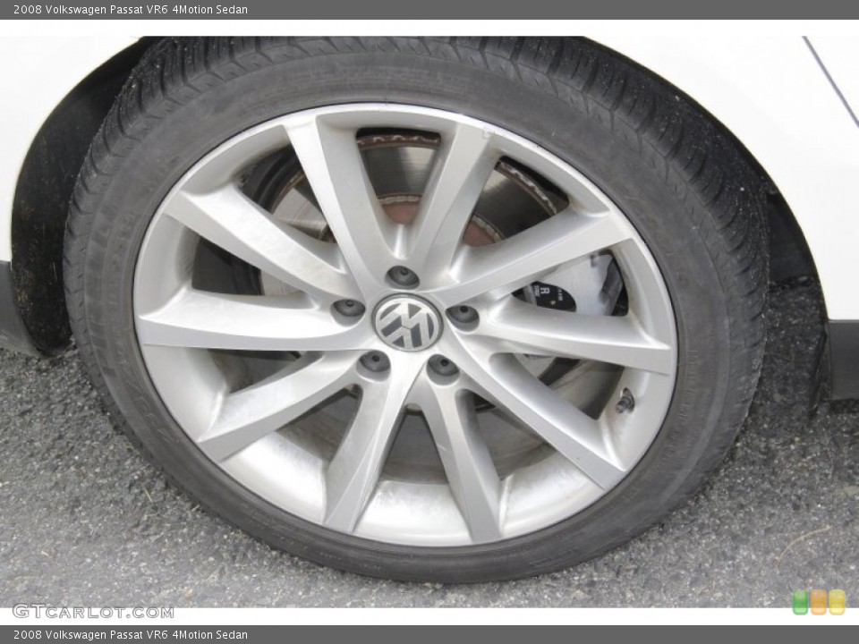 2008 Volkswagen Passat VR6 4Motion Sedan Wheel and Tire Photo #54569055
