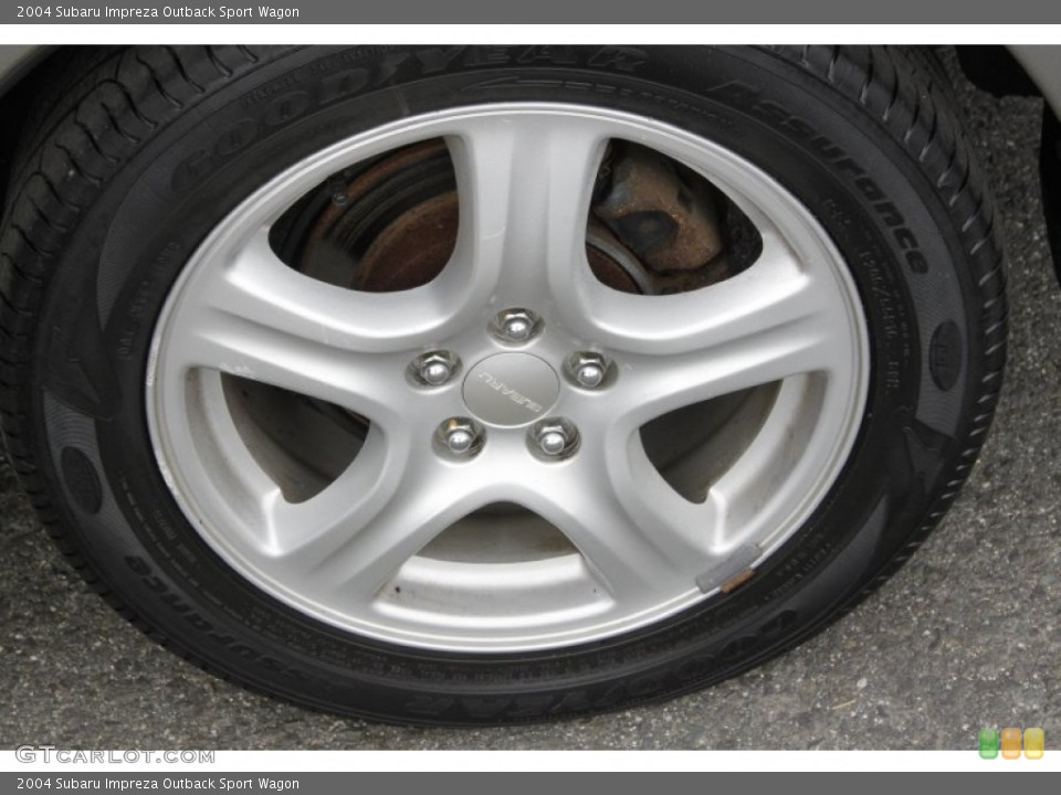 2004 Subaru Impreza Outback Sport Wagon Wheel and Tire Photo #54569255