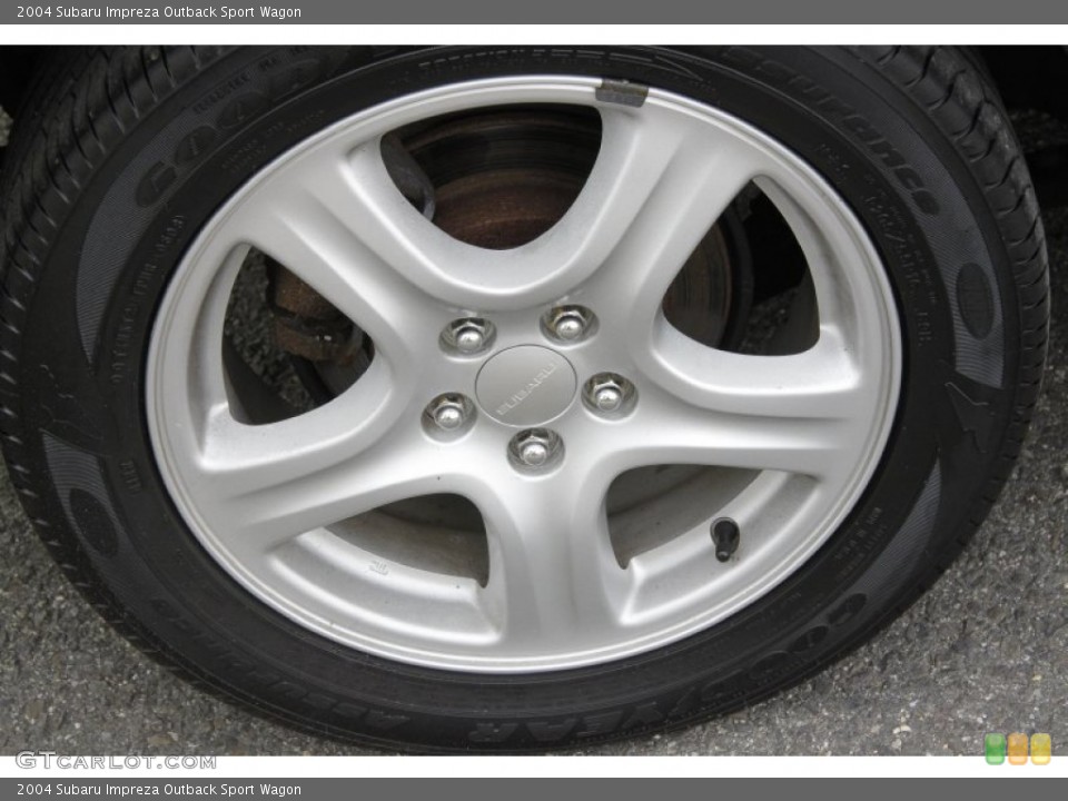 2004 Subaru Impreza Outback Sport Wagon Wheel and Tire Photo #54569271
