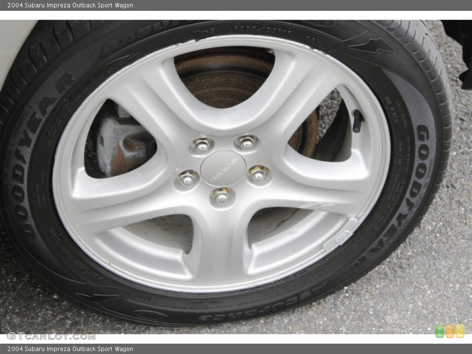 2004 Subaru Impreza Outback Sport Wagon Wheel and Tire Photo #54569280