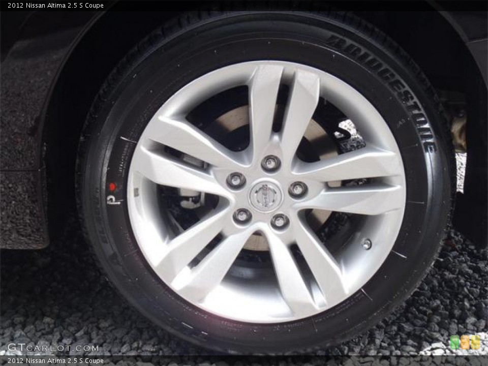 2012 Nissan Altima 2.5 S Coupe Wheel and Tire Photo #54571764