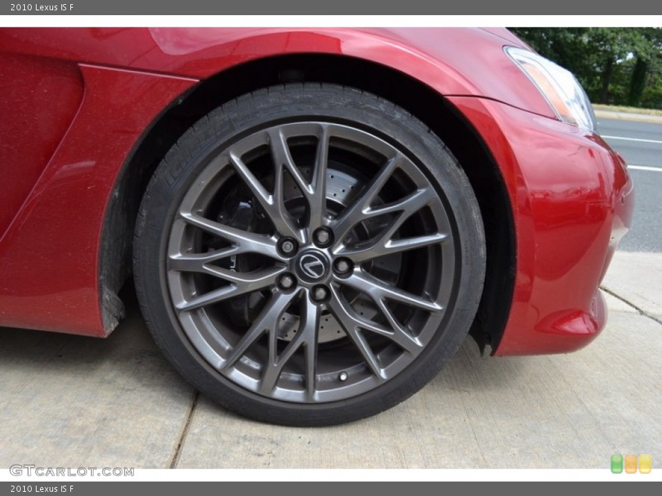 2010 Lexus IS F Wheel and Tire Photo #54575451