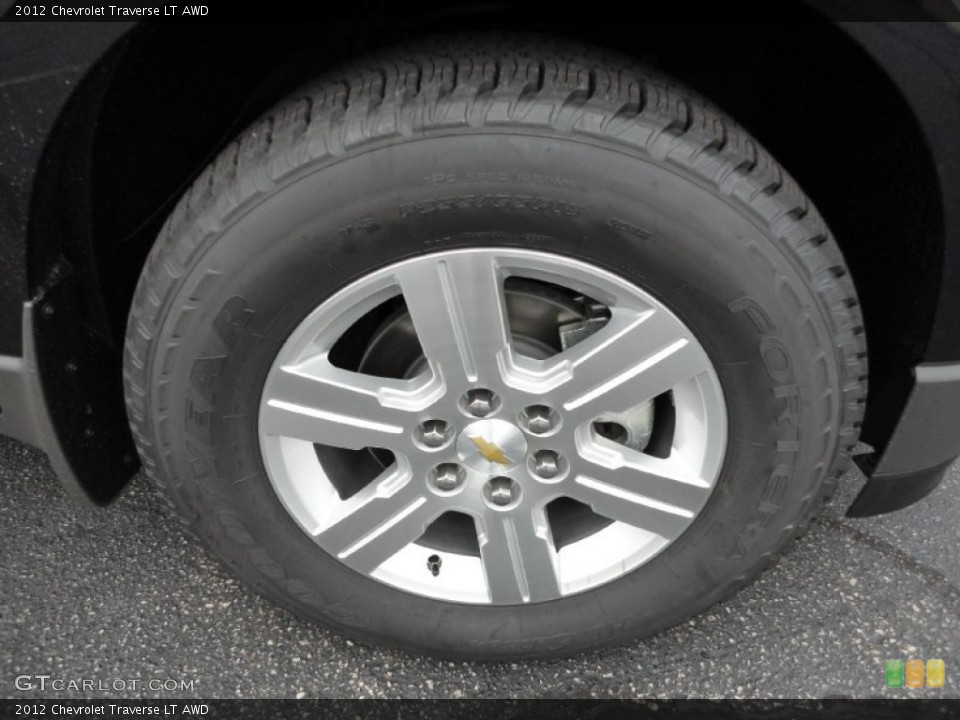 2012 Chevrolet Traverse LT AWD Wheel and Tire Photo #54576366