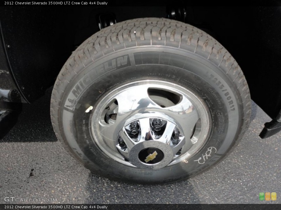 2012 Chevrolet Silverado 3500HD LTZ Crew Cab 4x4 Dually Wheel and Tire Photo #54576666