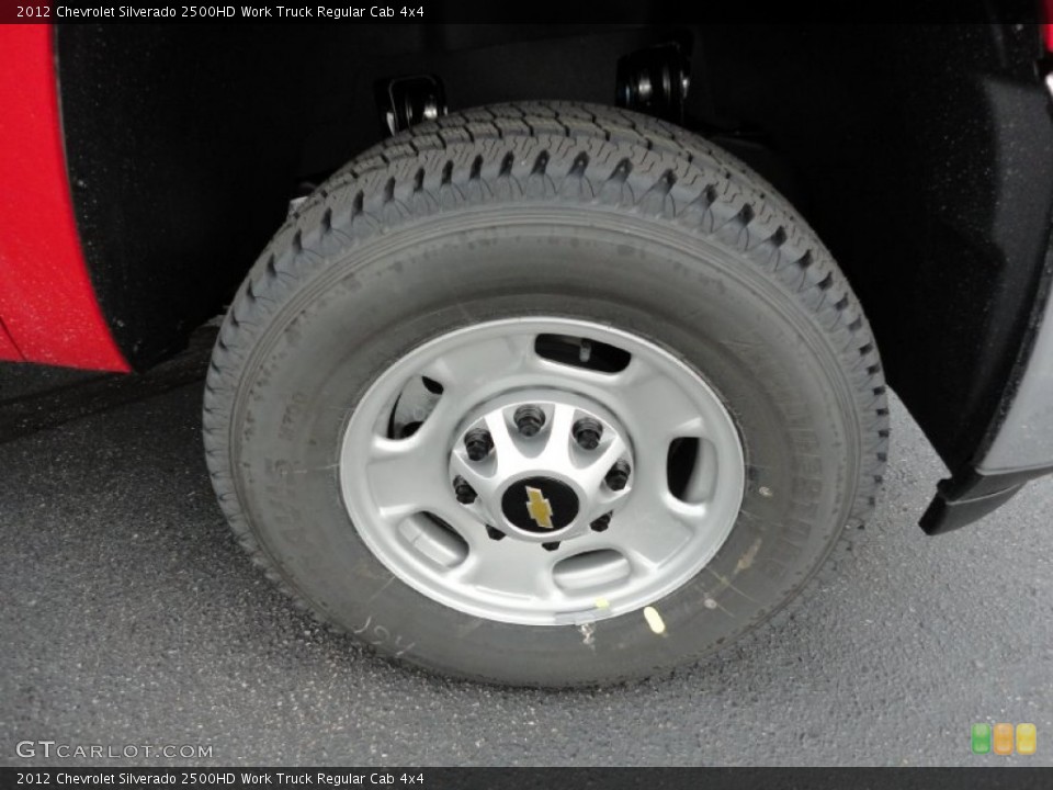 2012 Chevrolet Silverado 2500HD Work Truck Regular Cab 4x4 Wheel and Tire Photo #54576726