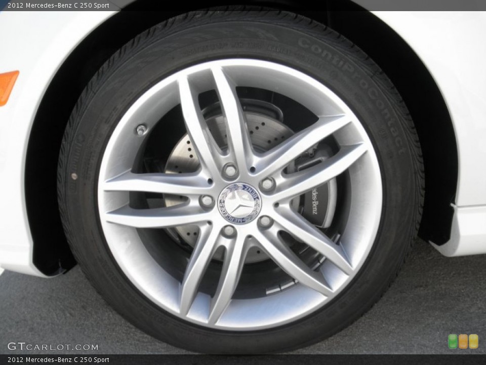 2012 Mercedes-Benz C 250 Sport Wheel and Tire Photo #54578135