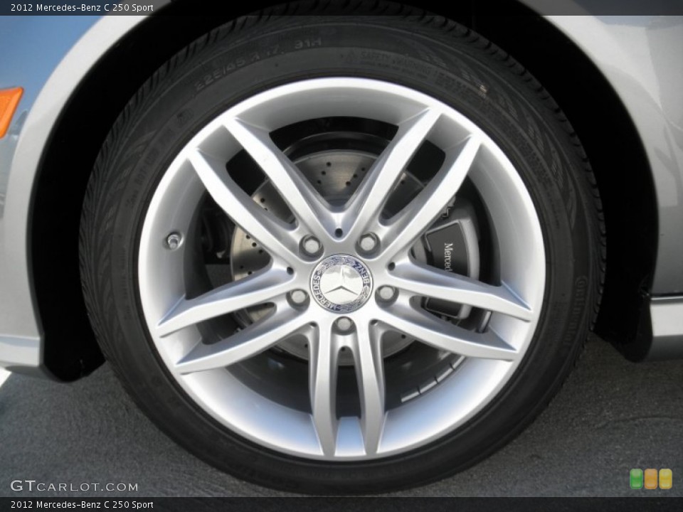 2012 Mercedes-Benz C 250 Sport Wheel and Tire Photo #54578411