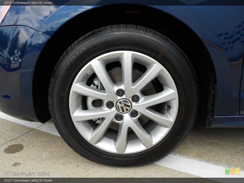 2012 Volkswagen Jetta SE Sedan Wheel and Tire Photo #54585524