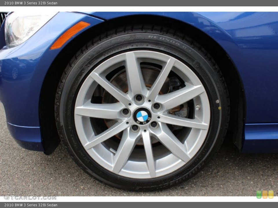 2010 BMW 3 Series 328i Sedan Wheel and Tire Photo #54587156