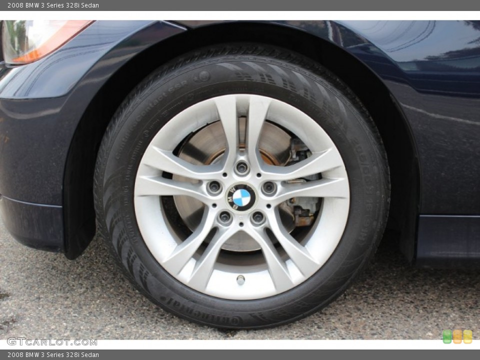 2008 BMW 3 Series 328i Sedan Wheel and Tire Photo #54587453