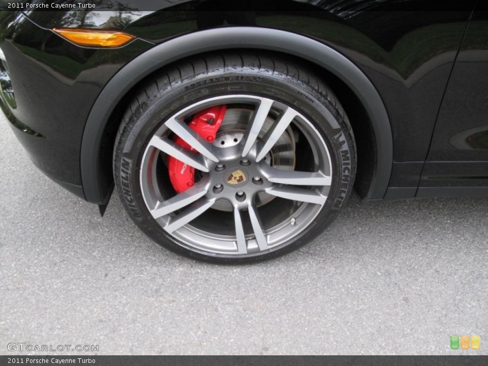 2011 Porsche Cayenne Turbo Wheel and Tire Photo #54590285