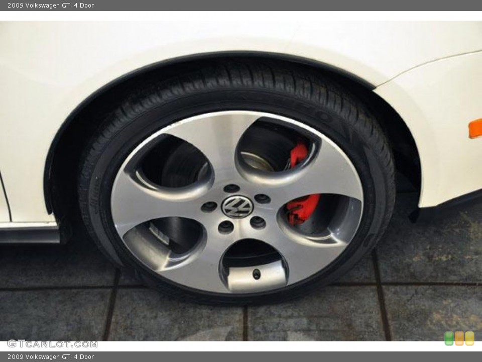 2009 Volkswagen GTI 4 Door Wheel and Tire Photo #54597002