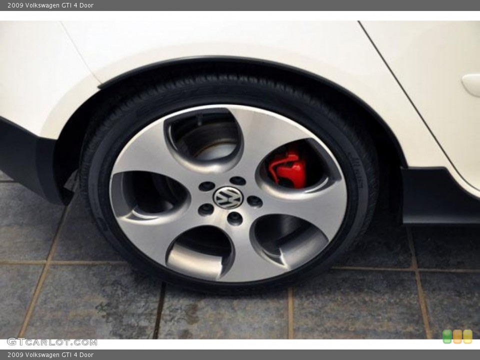 2009 Volkswagen GTI 4 Door Wheel and Tire Photo #54597011