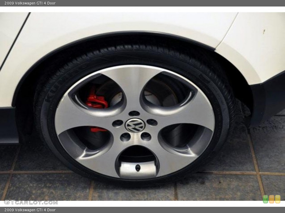 2009 Volkswagen GTI 4 Door Wheel and Tire Photo #54597019