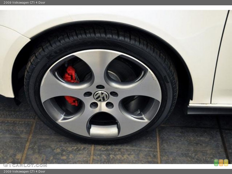 2009 Volkswagen GTI 4 Door Wheel and Tire Photo #54597026
