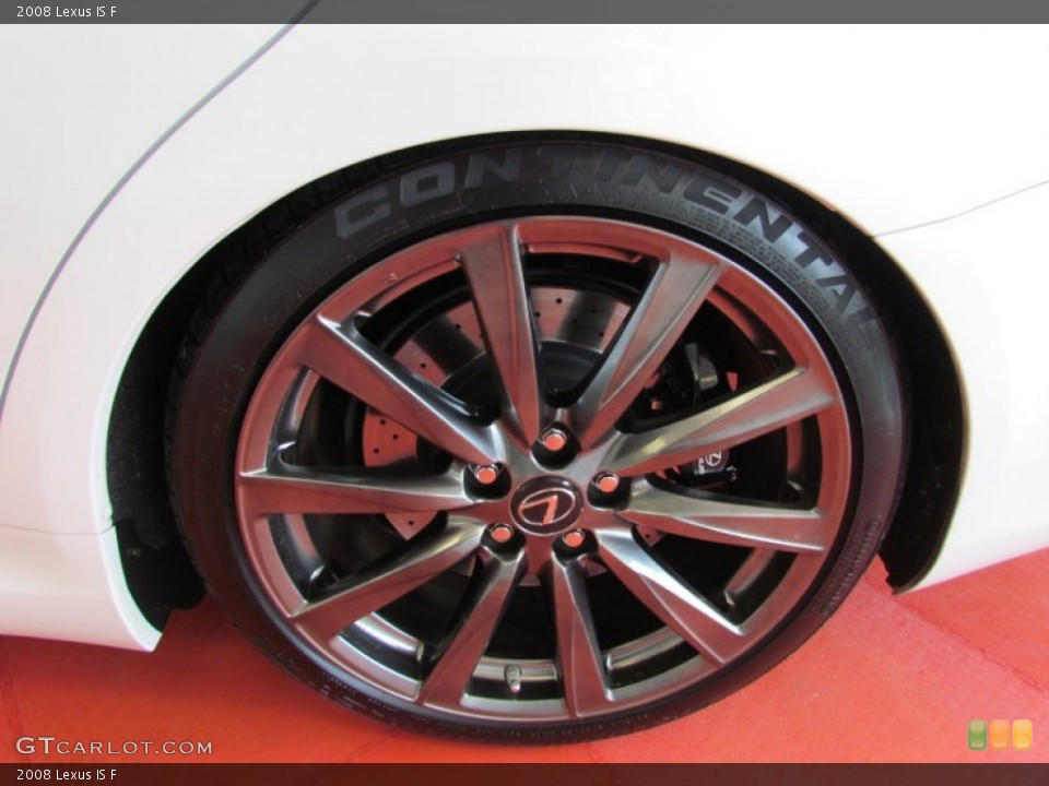 2008 Lexus IS F Wheel and Tire Photo #54597659