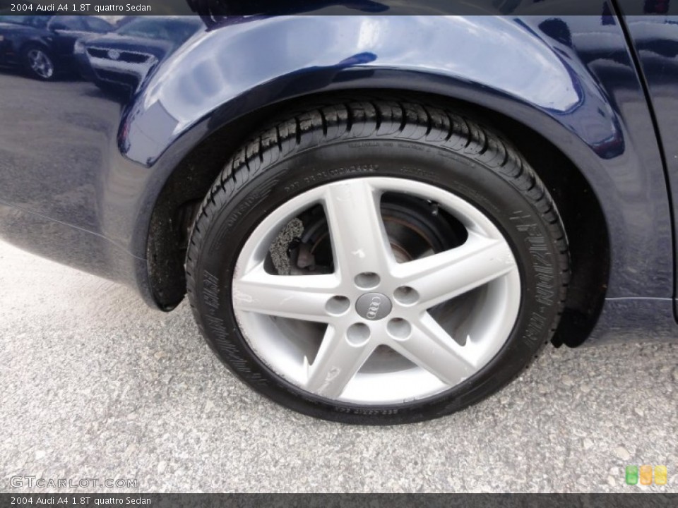 2004 Audi A4 1.8T quattro Sedan Wheel and Tire Photo #54602375