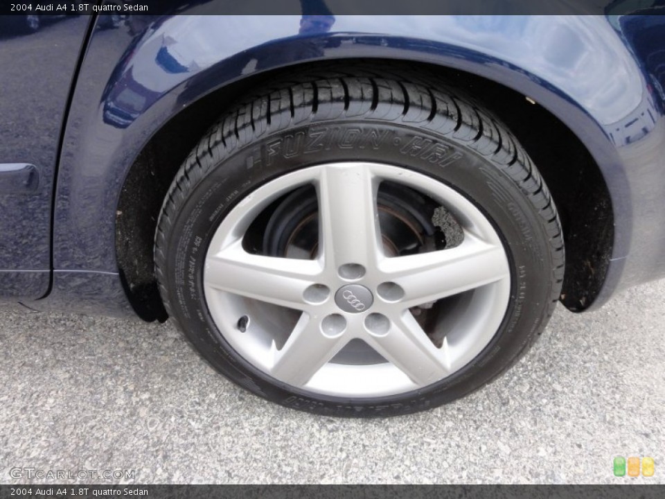 2004 Audi A4 1.8T quattro Sedan Wheel and Tire Photo #54602447