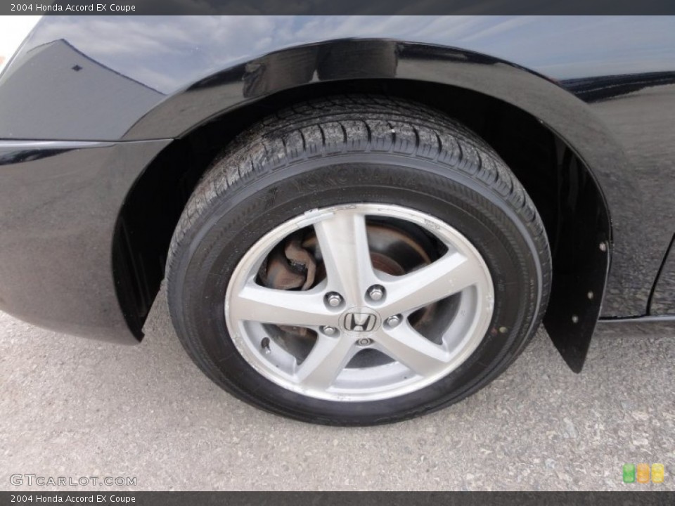 2004 Honda Accord EX Coupe Wheel and Tire Photo #54603833