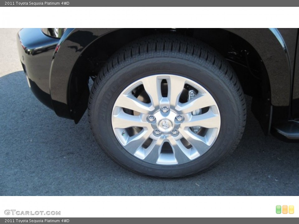 2011 Toyota Sequoia Platinum 4WD Wheel and Tire Photo #54603920