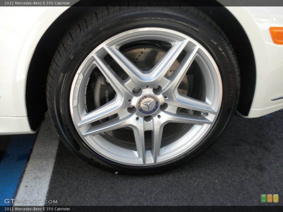 2012 Mercedes-Benz E 350 Cabriolet Wheel and Tire Photo #54609534
