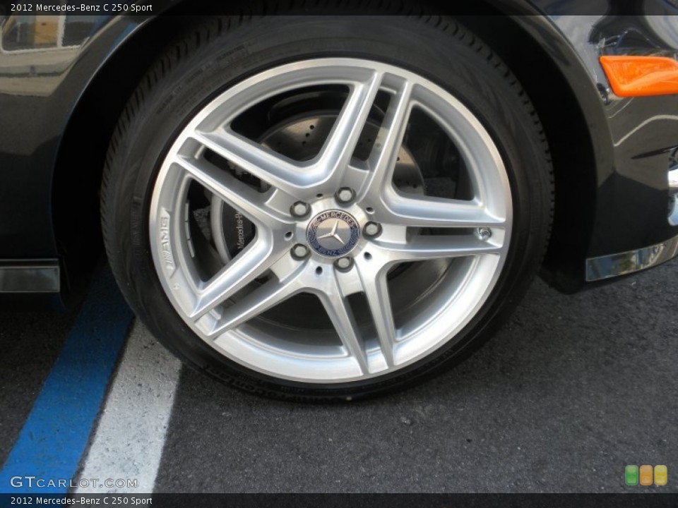 2012 Mercedes-Benz C 250 Sport Wheel and Tire Photo #54609804