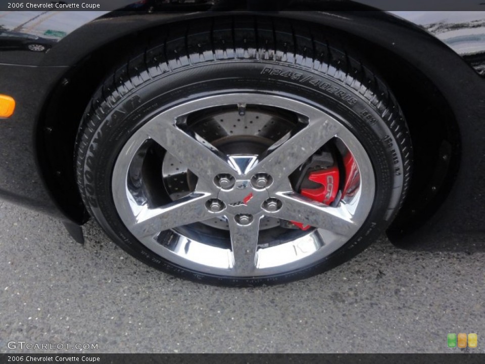 2006 Chevrolet Corvette Coupe Wheel and Tire Photo #54610416